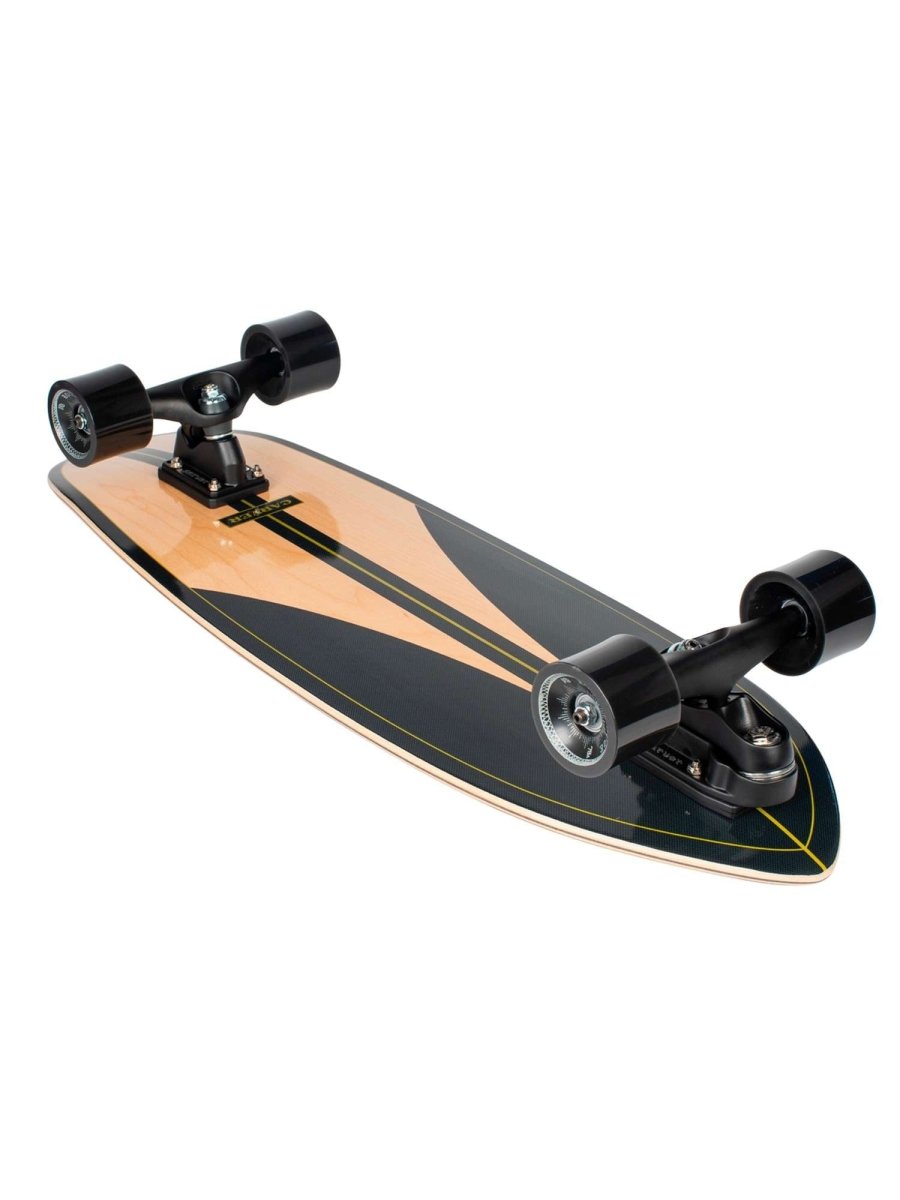Carver C7 Coal Satin Black Label 32.5" Surfskate Complete (V5) - Surfskate - Completes