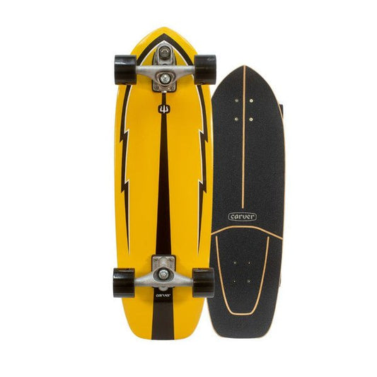 Carver C7 Raw 30.75 Thunder wb16 Surfskate Complete (V4) - Surfskate - Completes