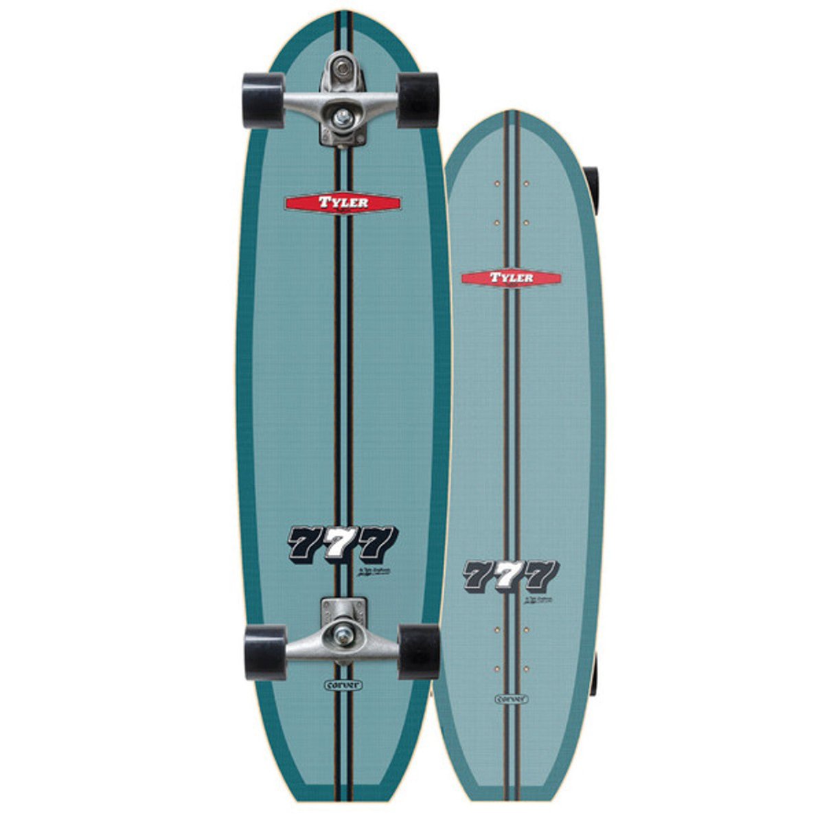 Carver C7 Raw 36.5" Tyler "777" Surfskate - Surfskate - Completes