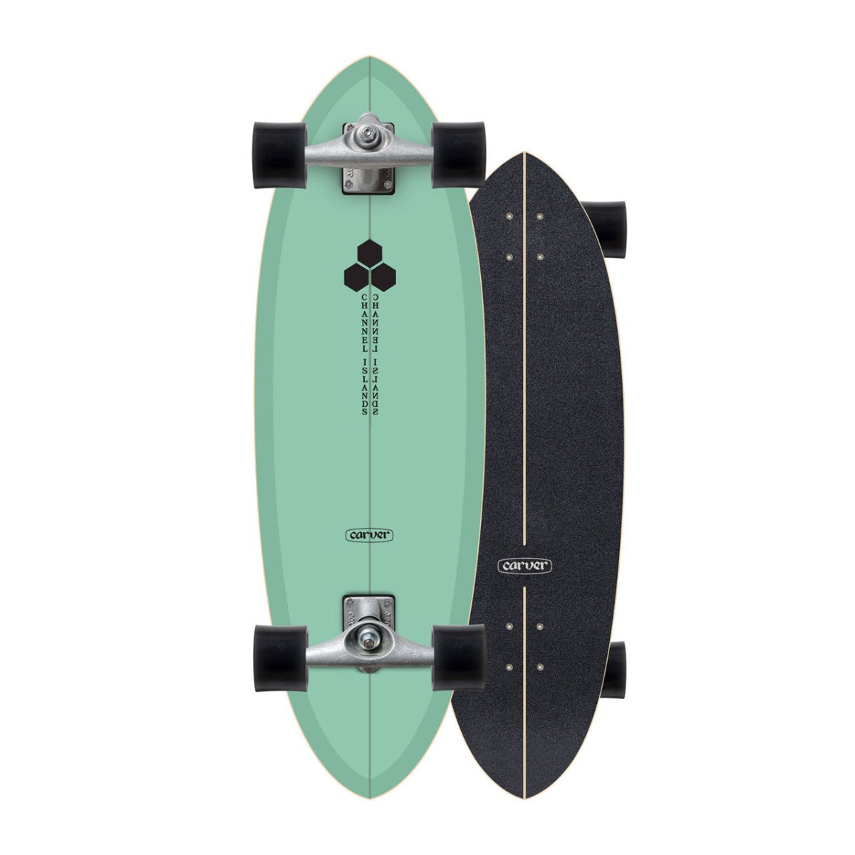 Carver CX CI Teal Twin Pin 31.75 wb17.75 Surfskate Complete - Surfskate - Completes