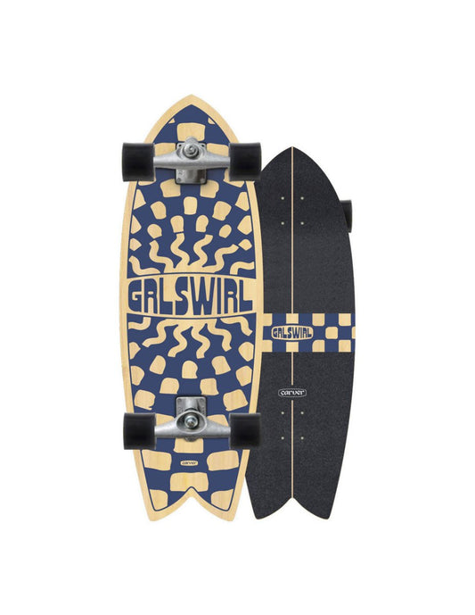 Carver CX Raw 29.5" Swirlcheck Surfskate - Surfskate - Completes