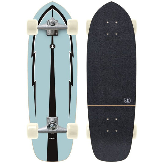 Carver CX Raw Blue Thunder 30.75" Surfskate Complete (V5) - Surfskate - Completes