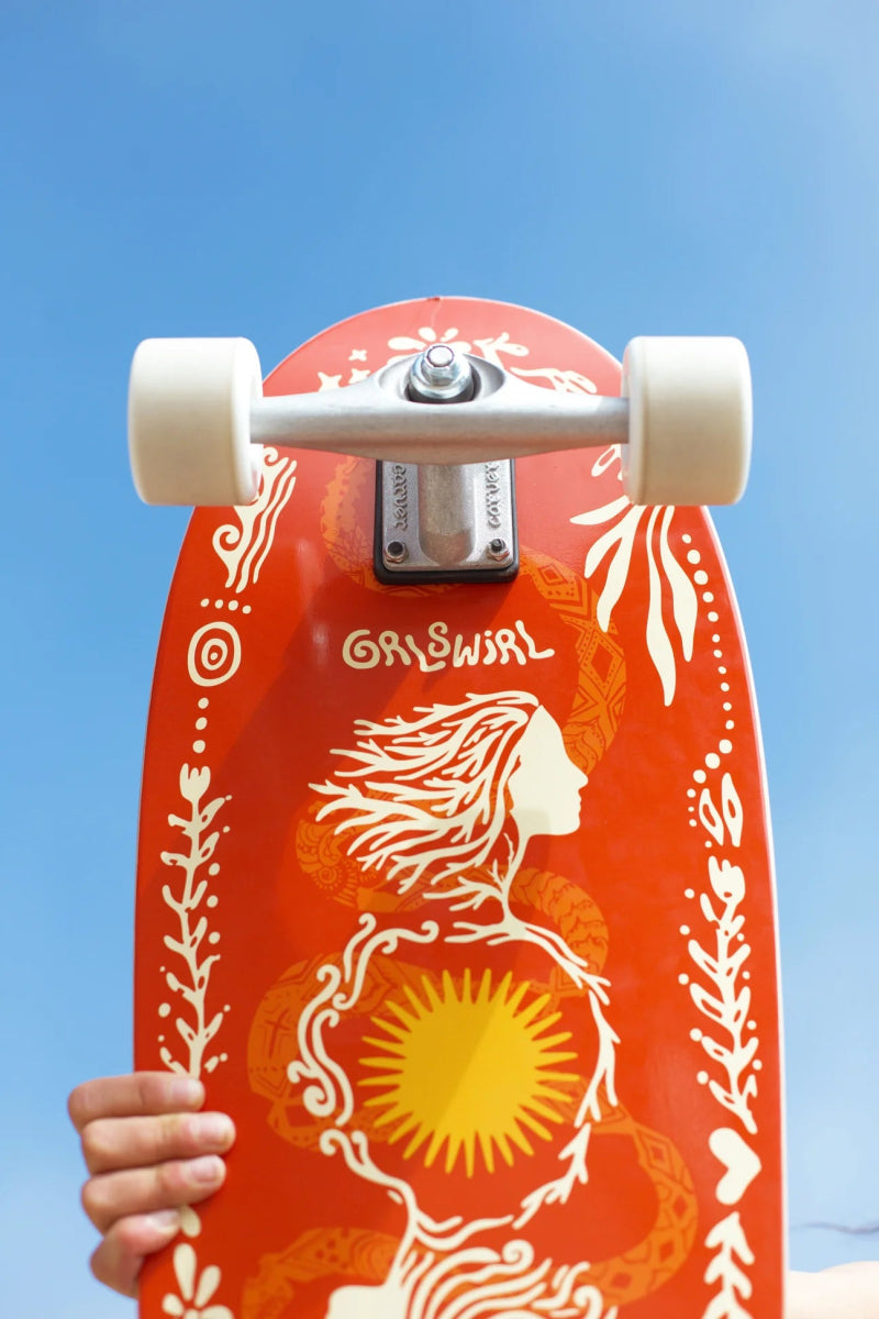 Carver GRLSWIRL 31" wb16 Surfskate (V5) Deck - Skateboard - Decks