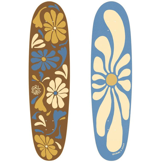 Carver GRLSwirl Longswirl 38" Surfskate Deck (V5) - Skateboard - Decks