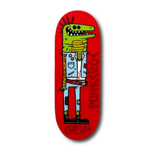 Chems "PunkCrock" Mid Pro POP 32mm Deck - Fingerboard - FB Decks