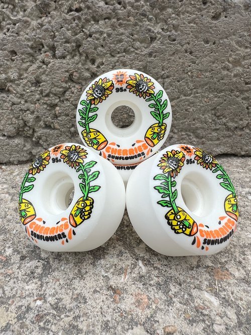 Cherries 56mm 95a Sunflowers Wheels - Skateboard - Wheels