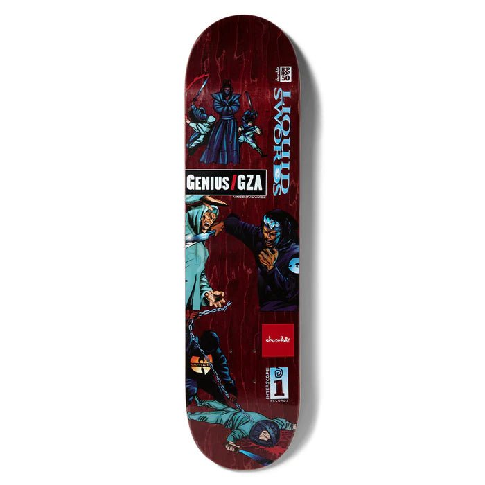 Chocolate Alvarez Interscope Liquid 8.0" Deck - Skateboard - Decks