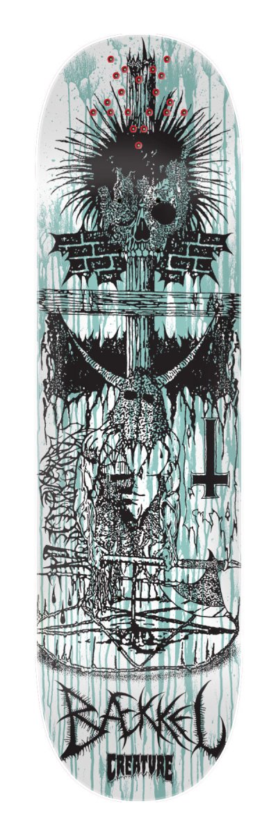 CR Baekkel BLKMTL Pro 8.6" Wb:14.626" - Skateboard - Decks
