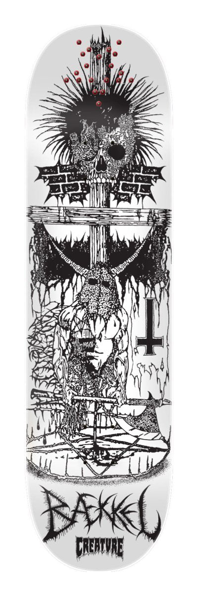 CR Baekkel BLKMTL Pro 8.6" Wb:14.626" - Skateboard - Decks