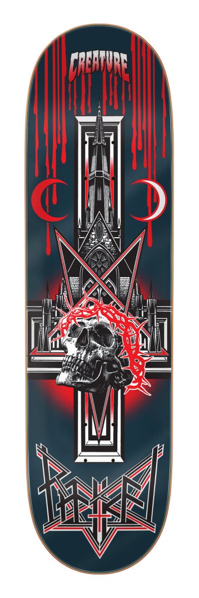 CR Baekkel Metal XX 8.51" Deck Wb: 14.25" - Skateboard - Decks