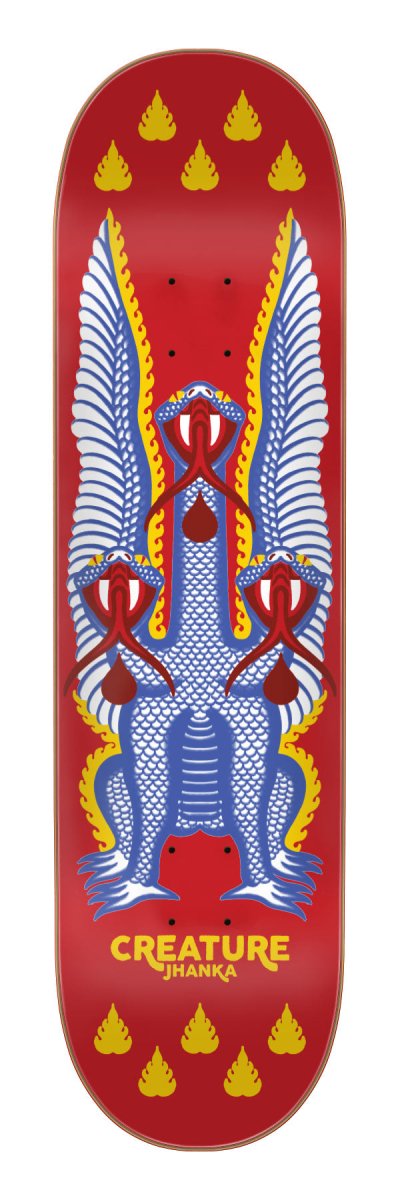 CR Jhanka Snakes Pro 8.375" Deck Wb: 14.5" - Skateboard - Decks