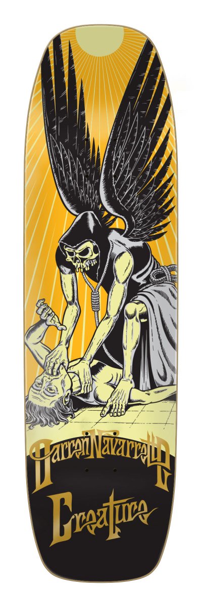 CR Navarrette Angel Of Death XL 9.0" Deck Wb: 15.25" - Skateboard - Decks