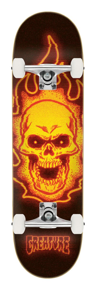 Creature 8.51" XL Bonehead Glitch Skateboard Complete - Skateboard - Completes