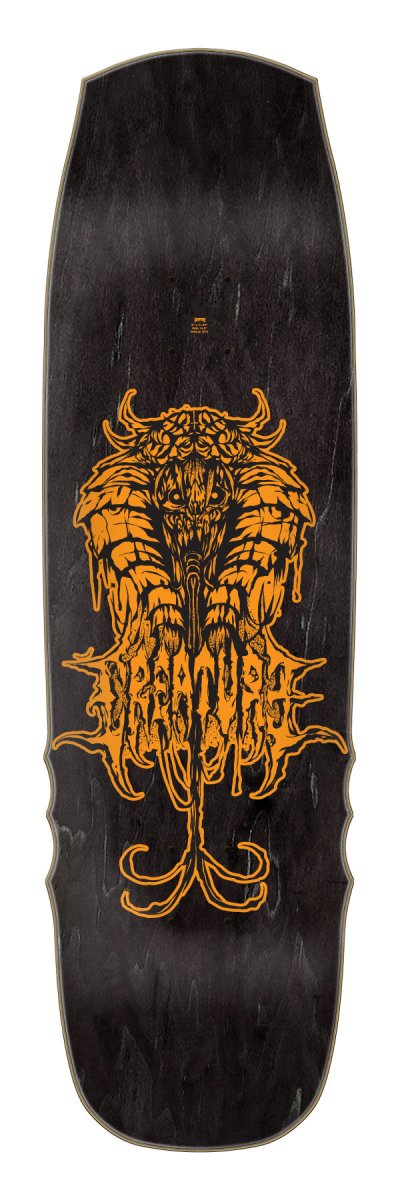 Creature 9.0" Sam Hitz Cobra Shaped Skateboard Deck - Skateboard - Decks