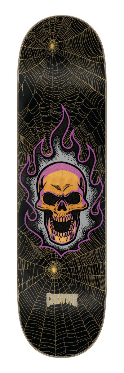 Creature Bonehead Webbed 8.25 Skateboard Deck - Skateboard - Decks