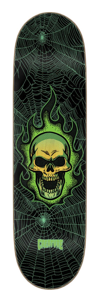 Creature Bonehead Webbed 8.5 Skateboard Deck - Skateboard - Decks