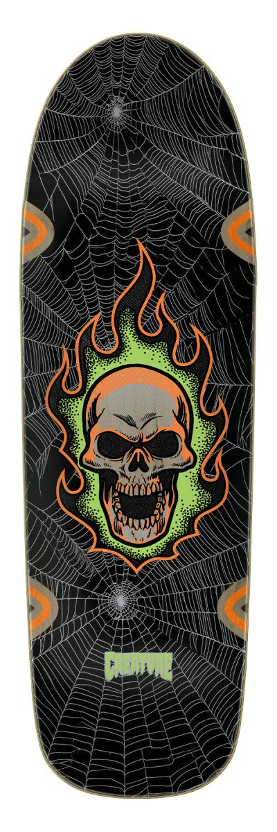 Creature Bonehead Webbed Team 9.0 Skateboard Deck - Skateboard - Decks
