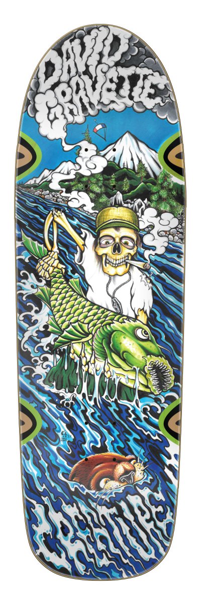 Creature Gravette Hippie Falls 9.0" Skateboard Deck - Skateboard - Decks