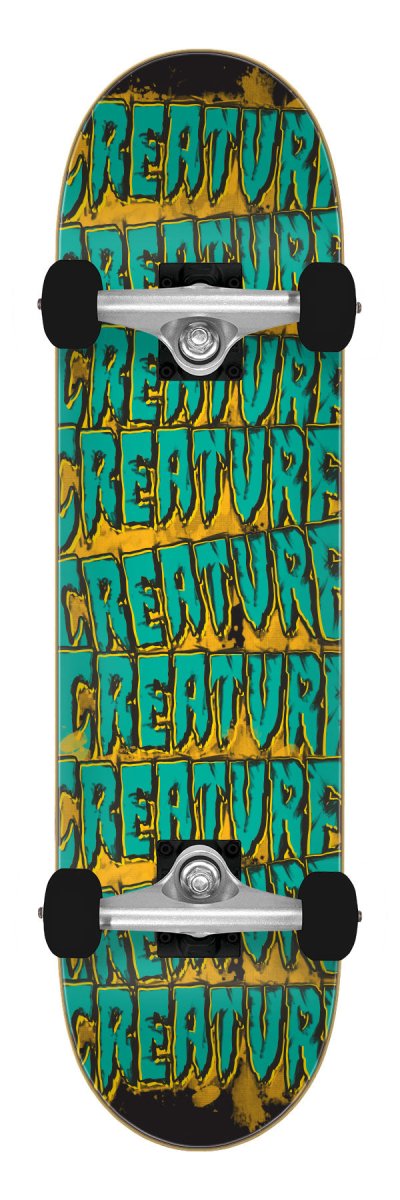 Creature Logo Spill Mini 7.75 Complete - Skateboard - Completes