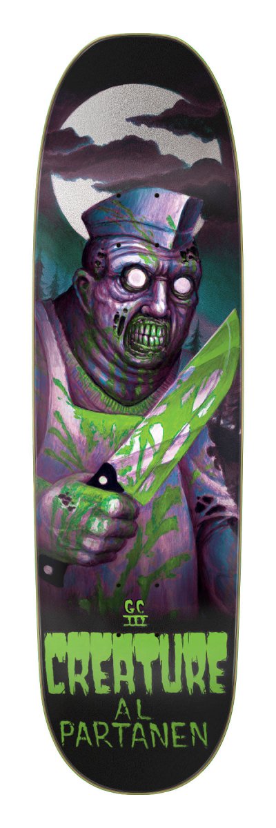 Creature Partanen Feeding Time XX 8.8" Skateboard Deck - Skateboard - Decks