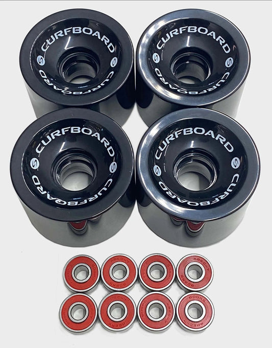 Curfboard Wheels Set & Bearings - Skateboard - Wheels