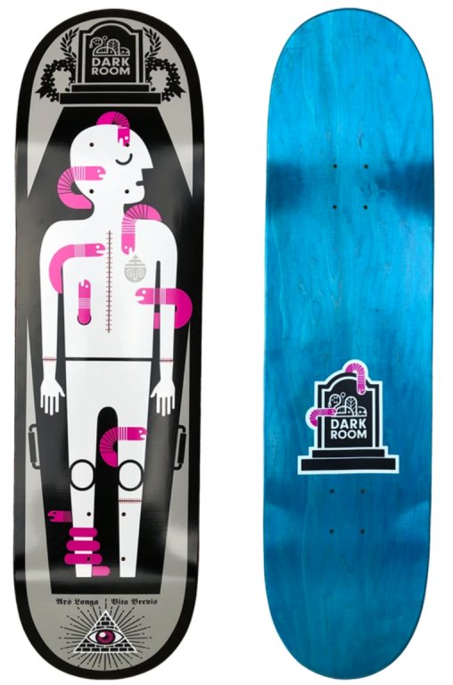 Darkroom Worm Lord Deck 8.875" - Skateboard - Decks