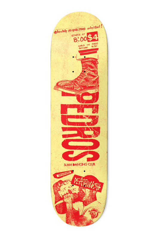 Deathwish Pedro Delfino Slam 8.5" Skateboard Deck - Skateboard - Decks