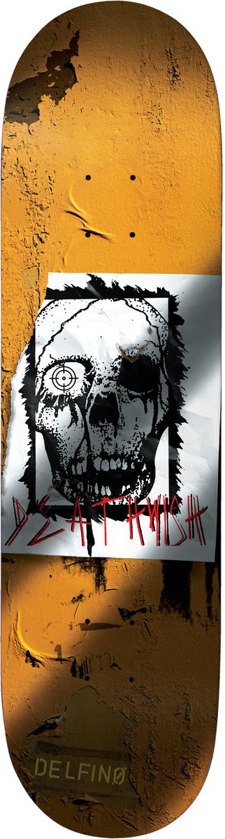 Deathwish Pedro Delfino Torn 8.25" Skateboard Deck - Skateboard - Decks
