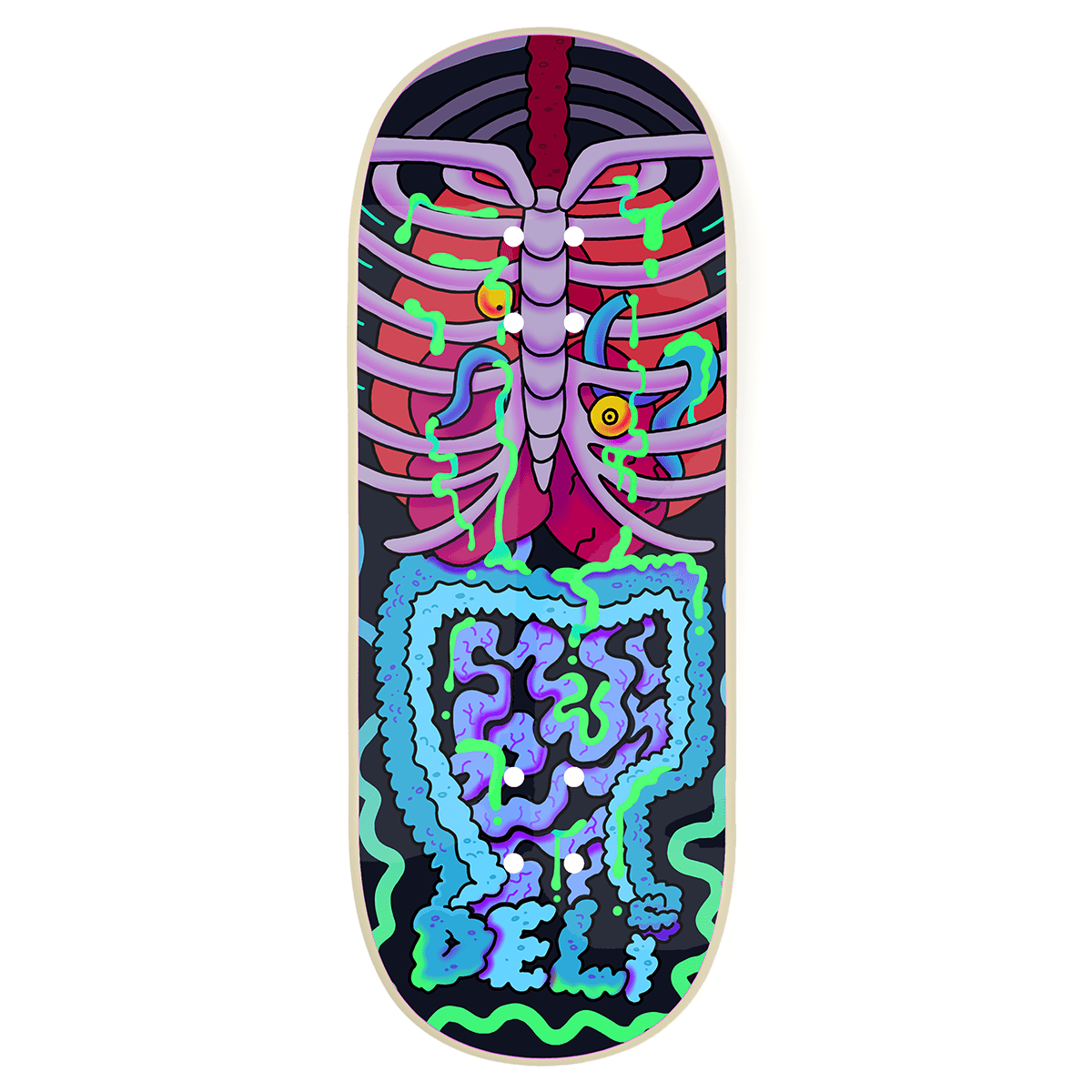 DELIDECKS "Gutz" 33mm Fingerboard Deck - Fingerboard - FB Decks