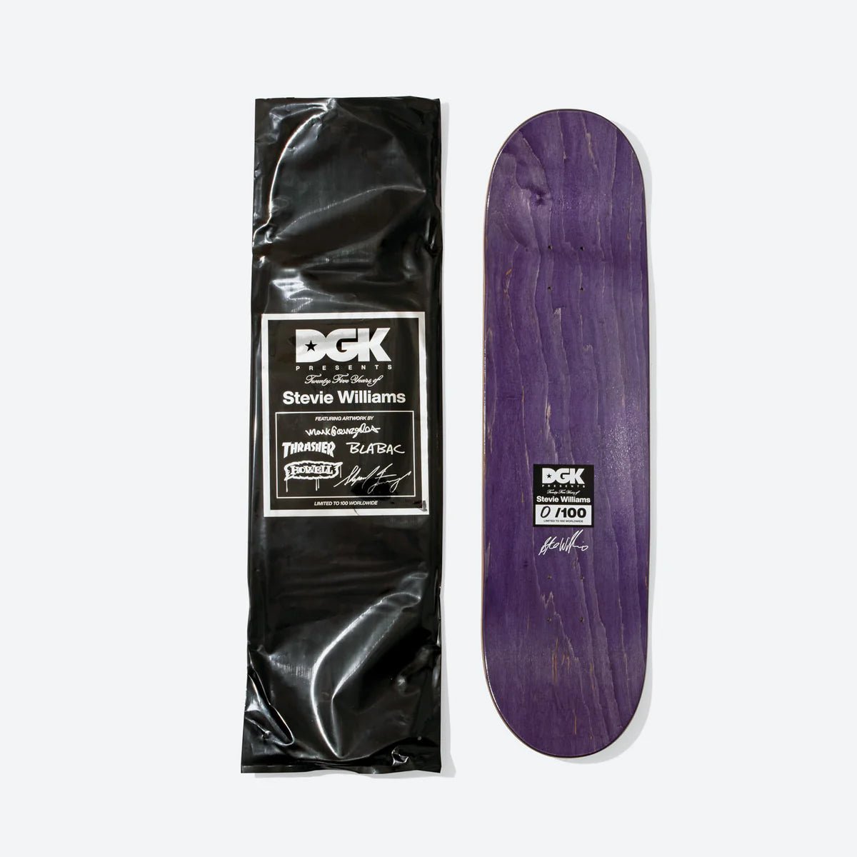 DGK Stevie Williams 25 year project 8.25" Deck - Skateboard - Decks