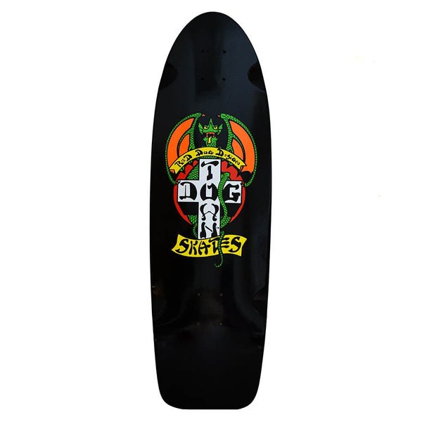 Dogtown Red Dog OG 70s Deck 9.0" WB:16 (Black Full Dip) - Skateboard - Decks
