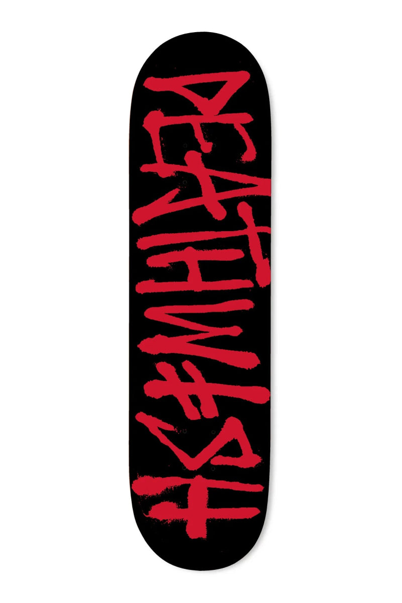 DW Deathspray Blk/Red Deck 8.25" - Skateboard - Decks