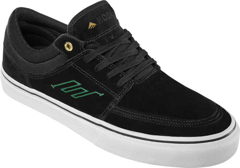 Emerica Hoban (Black Suede/White/Gold) - Shoes - Mens Shoes