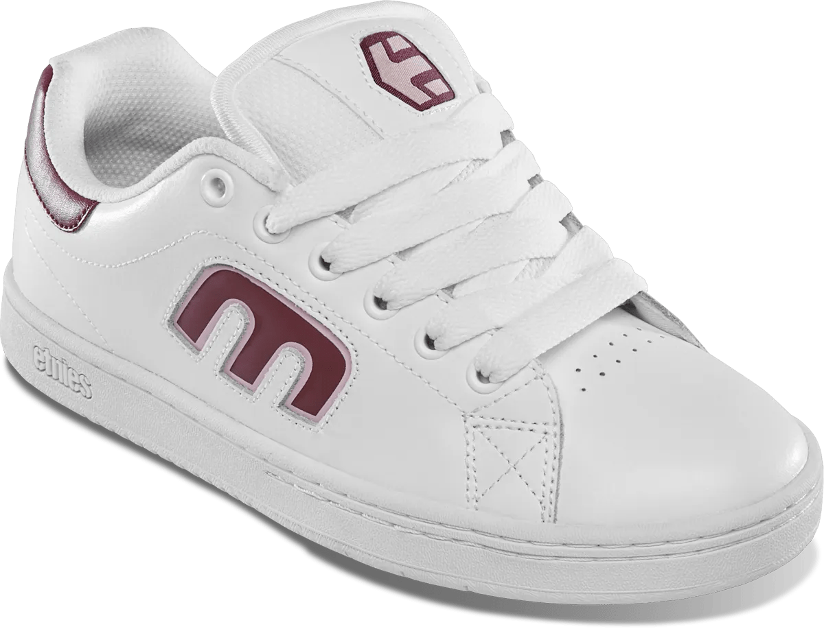 Etnies Callcut W's X Kab - White/Burgundy - Shoes - Womens Shoes
