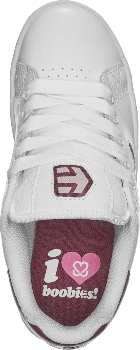 Etnies Callcut W's X Kab - White/Burgundy - Shoes - Womens Shoes