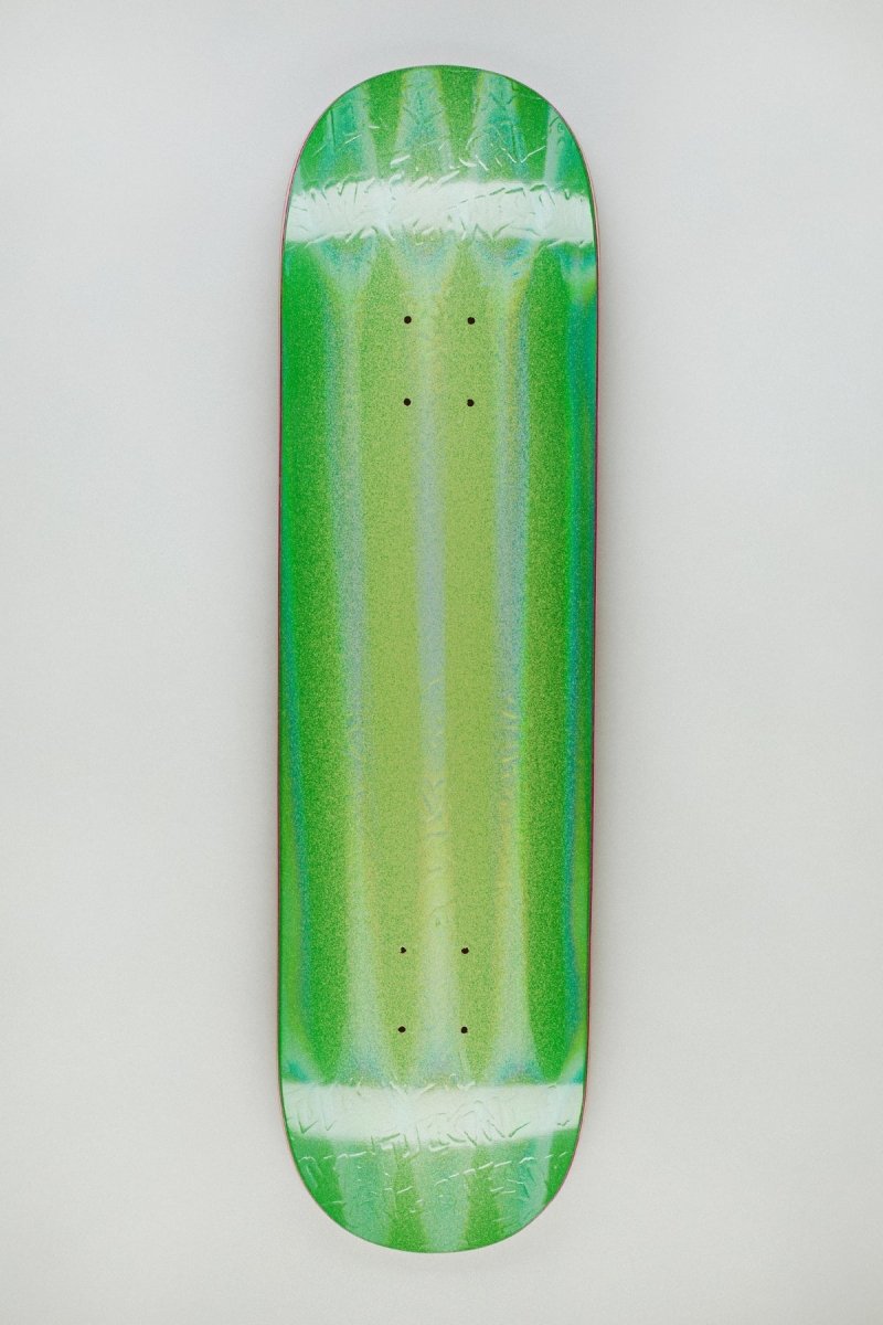 FA Embossed Neon Green Stamp 8.18" Deck - Skateboard - Decks