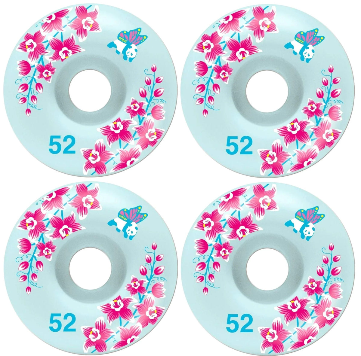 FINAL SALE - Enjoi 99a Pastel 52mm (Light Blue) - Skateboard - Wheels