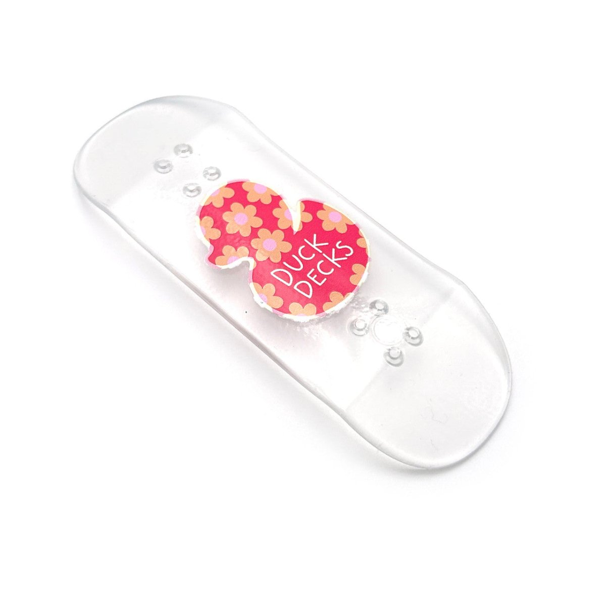 Flatface Crystal Pink Duck 34mm (Runner Steep) Deck - Fingerboard - FB Decks
