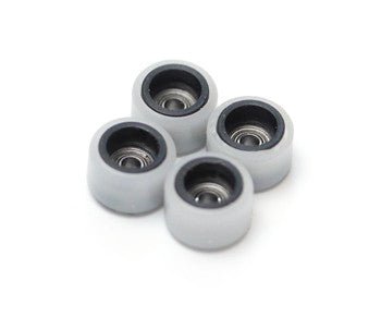 Flatface Dual Durometer Bearing Wheels (Black/Day) - Fingerboard - FB Wheels
