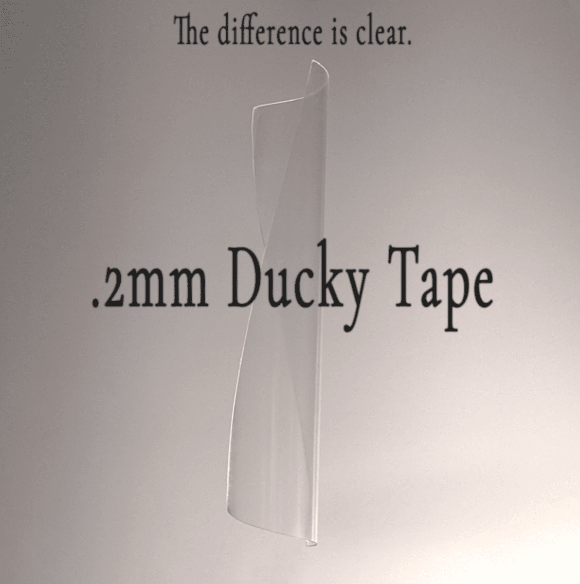 Flatface Ducky FB Griptape single sheet (Clear) - Fingerboard - FB Accessories