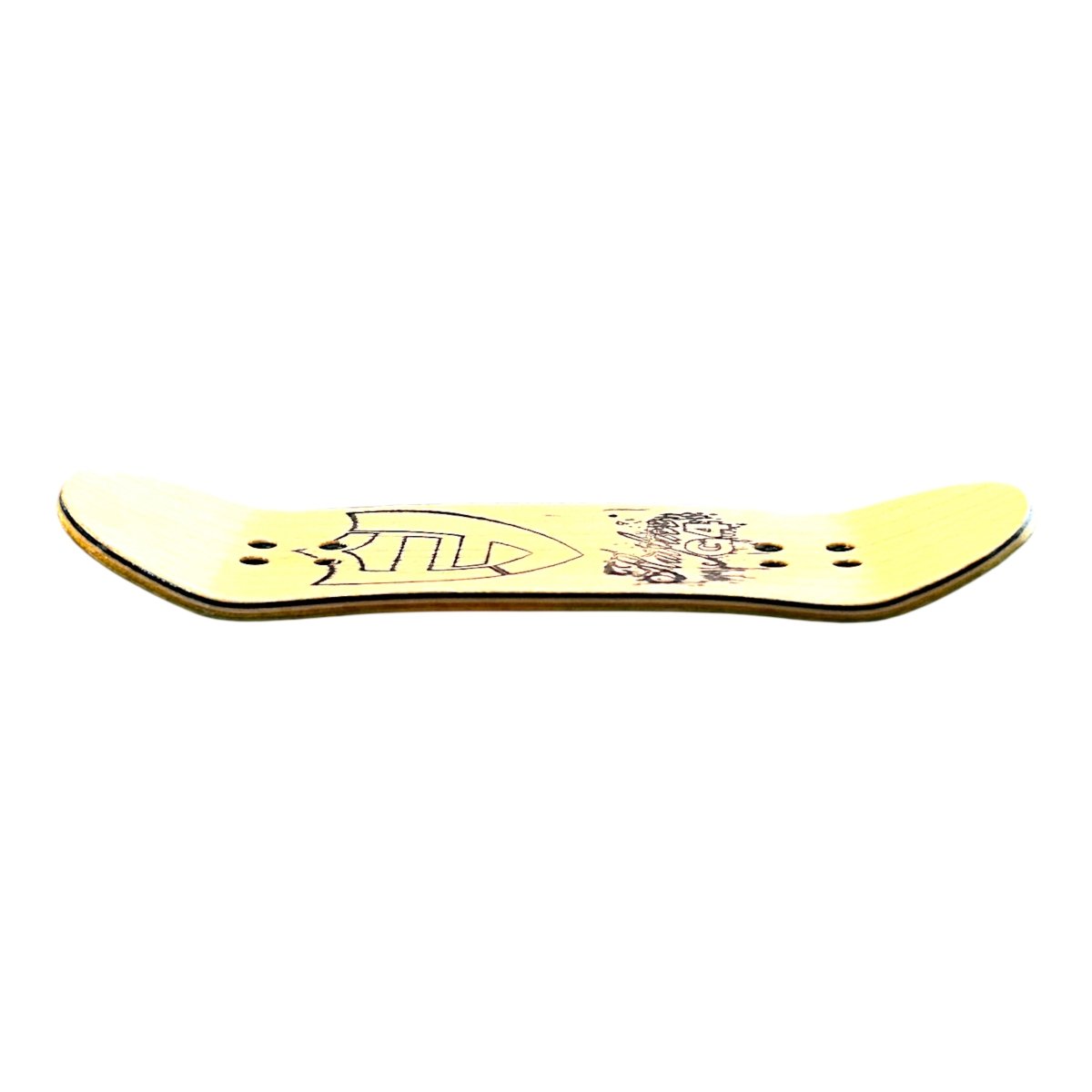 Flatface G4 Black 34mm Birdseye Purple Dye Heavy Fingerboard Deck - Fingerboard - FB Decks