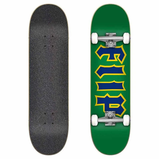 Flip Cancelled Green 7.25" Skateboard Complete - Skateboard - Completes