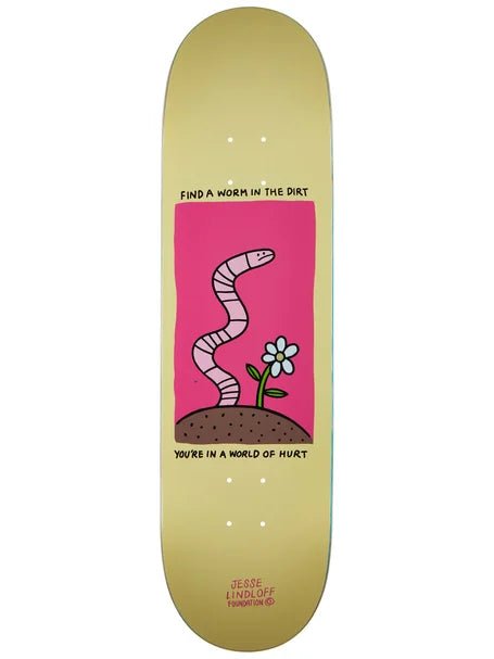 FND Lindloff Nature Rhymes 8.50" wb14.5" Deck - Skateboard - Decks