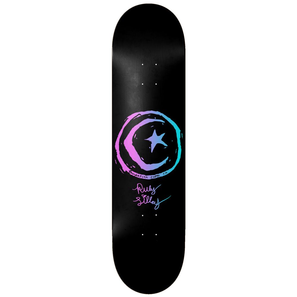 FND Ruby Lilly Star Moon 8.0" wb14" Deck - Skateboard - Decks