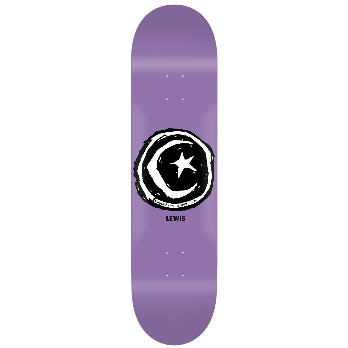 Foundation Lewis Star And Moon 8.5 wb 14.38 - Skateboard - Decks