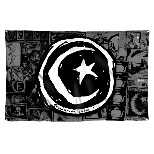 Foundation Star & Moon Zine Flag - 