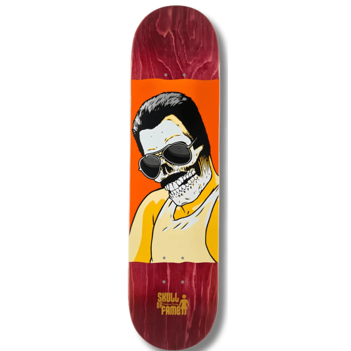 Girl Geering Skull of Fame 8.0" Skateboard Deck - Skateboard - Decks