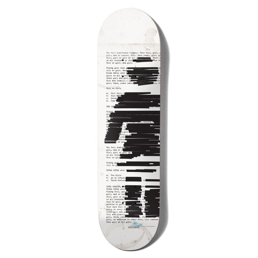 Girl Redacted Deck 8.25" - Skateboard - Decks