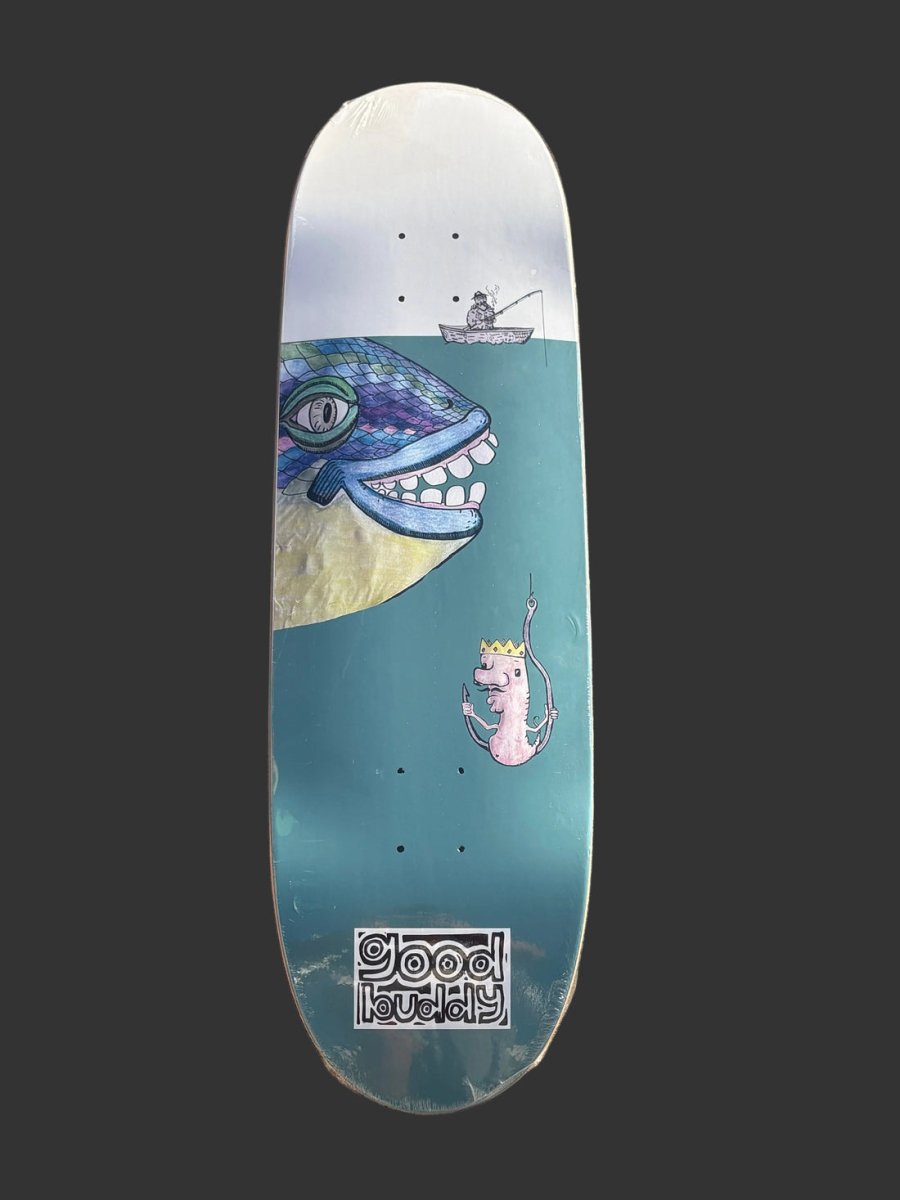 Goodbuddy Fish 8.25” Skateboard Deck - Skateboard - Decks