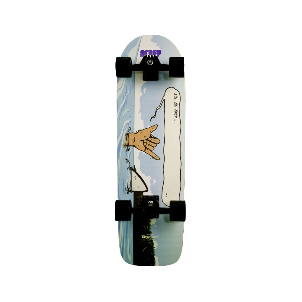 Grasp "Wipeout" Surfskate Complete 33.5" WB 17" - Surfskate - Completes